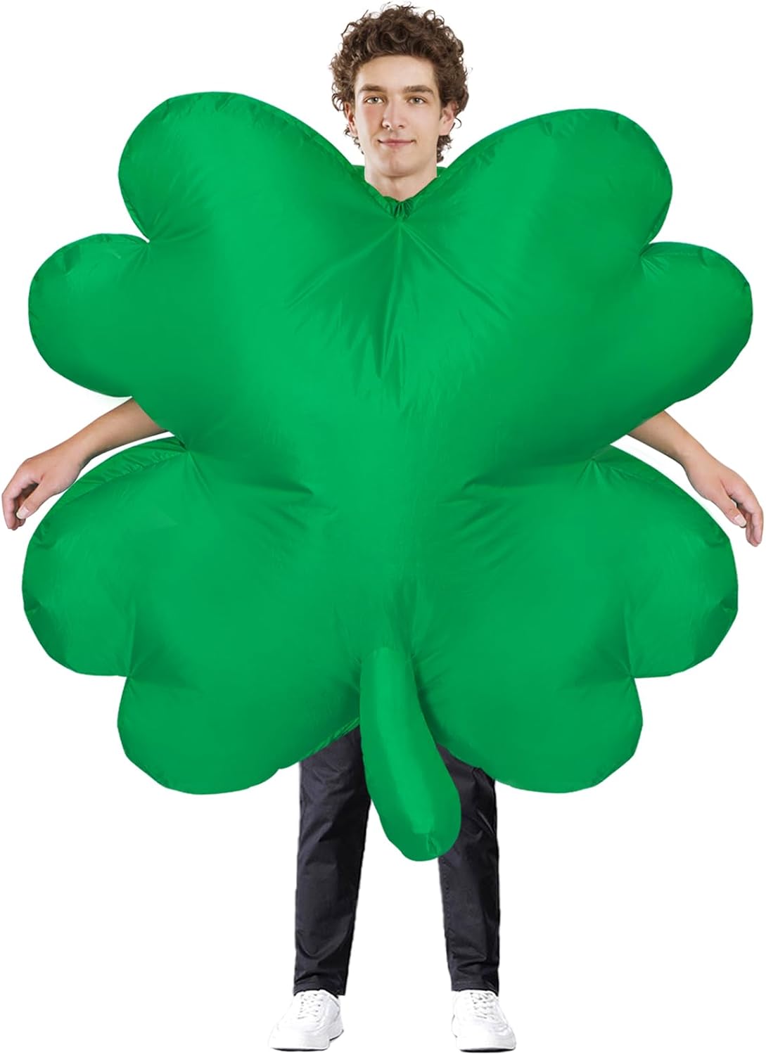XYJKIDSES St. Patrick’s Day Costume Inflatable Four Leaf Clover Costume