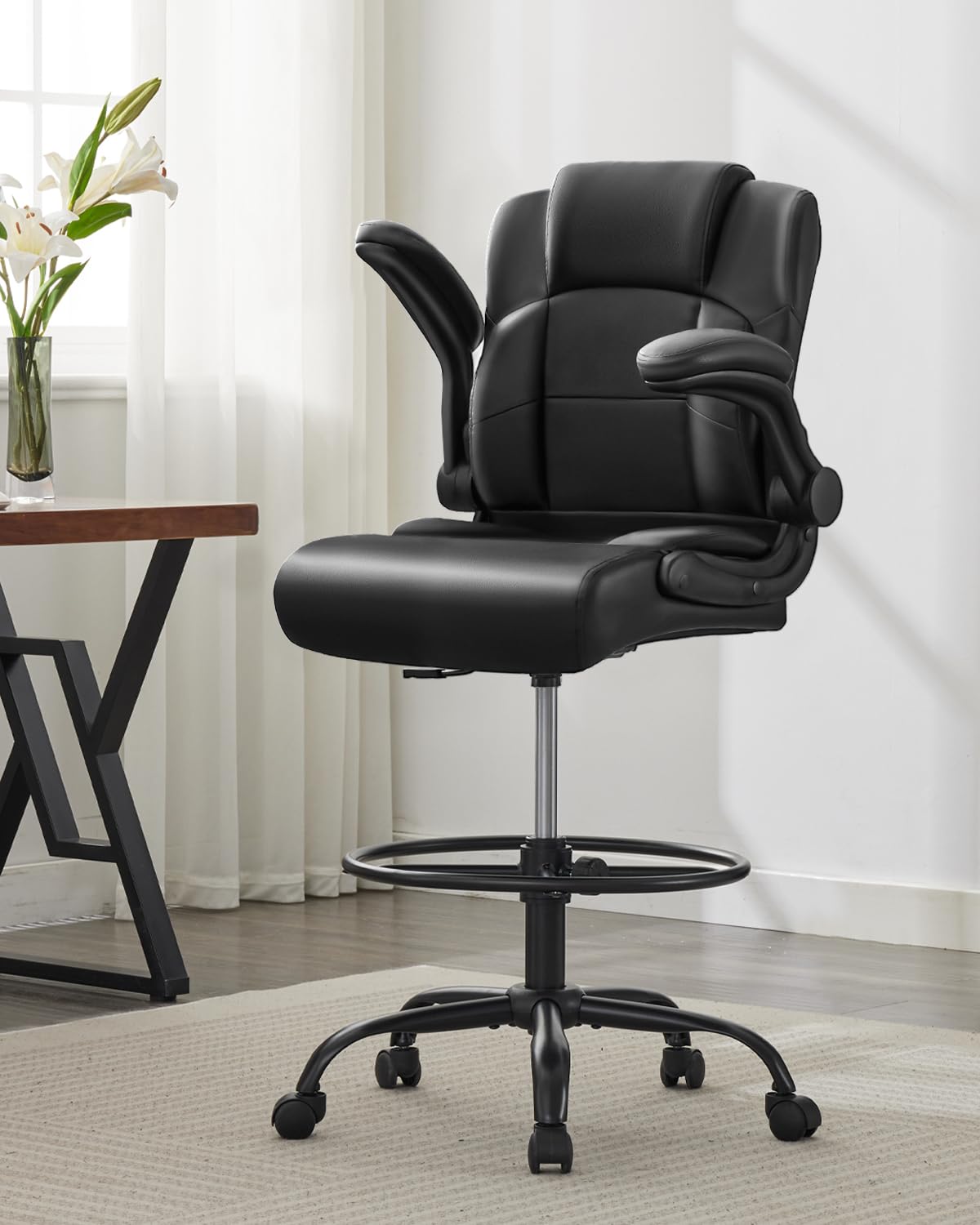 Amazon.com: Ergonomic Drafting Chair,Tall Office Chair for
