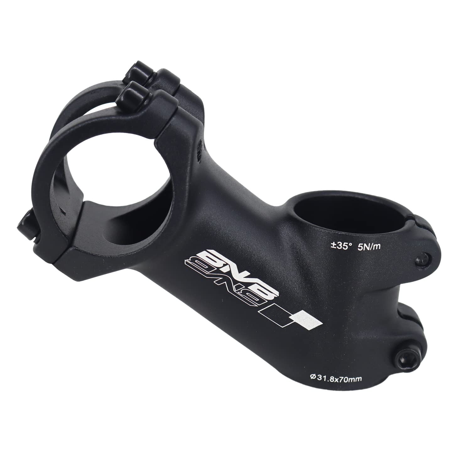 PLATTBK Wspornik kierownicy 31,8 mm, 35 stopni, stop aluminium, do rowerów górskich, wyścigowych, BMX, MTB, jazdy na rowerze (70 mm)