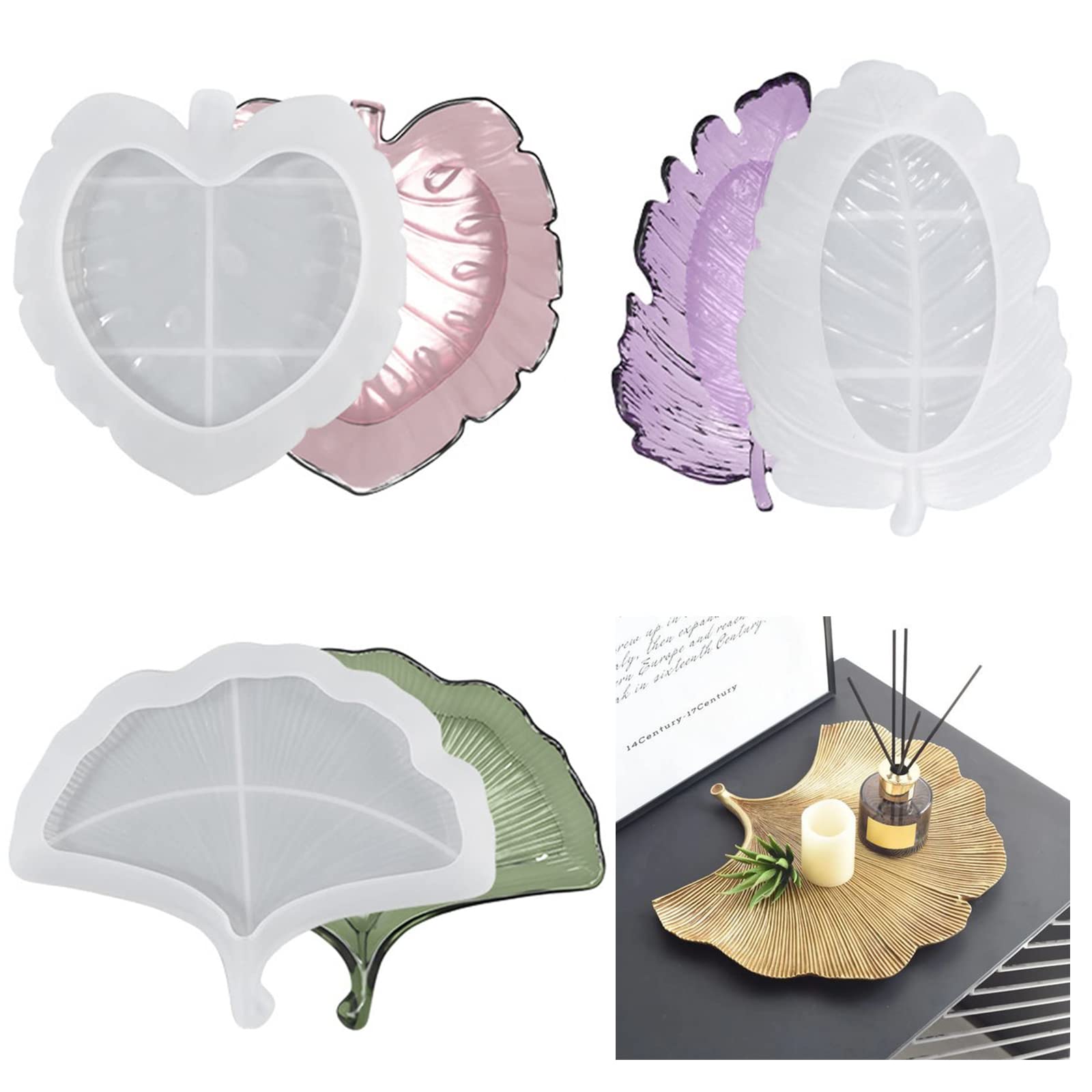 Moules De Plateau En Résine À 3 Niveaux Pour Gâteau, Moule De Coulée De Résine Époxy Avec