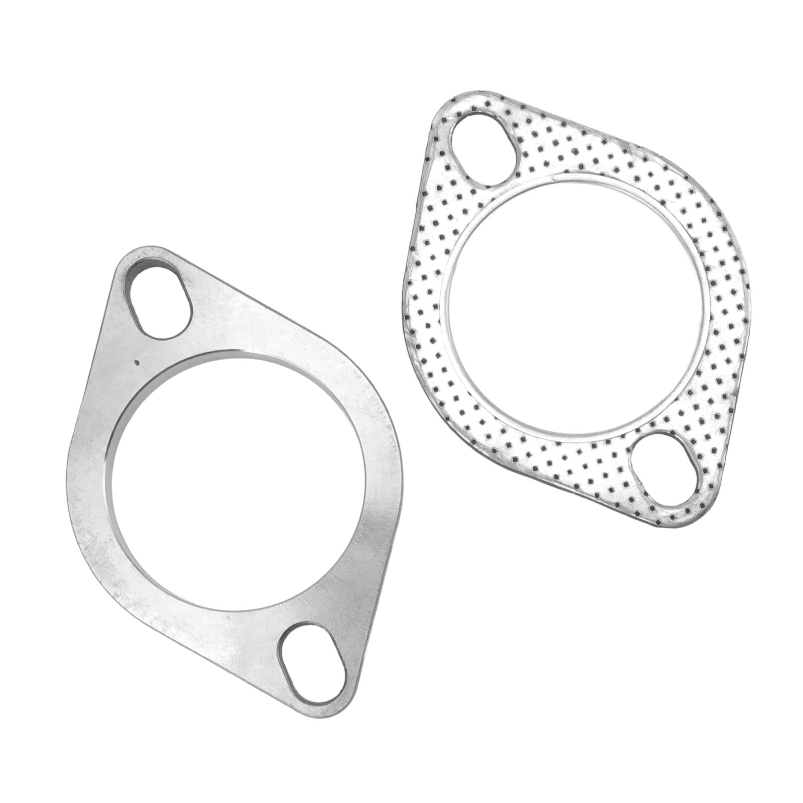 Kit di connessione flangia di scarico 2PCS 2 2.5in in acciaio inossidabile universale per downpipe di scarico, Catback, collettori