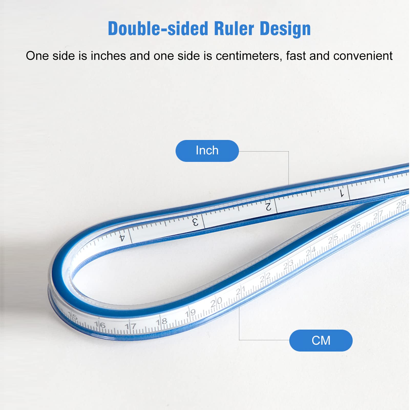 Flexibele Curve Liniaal 30/40/50/75/90cm Slang Liniaal Buigbare Liniaal Tool Voor Naaien Flexibele Curve Liniaal 30/40/50/75/90cm Slang Liniaal Buigbare Liniaal Tool Voor Naaien