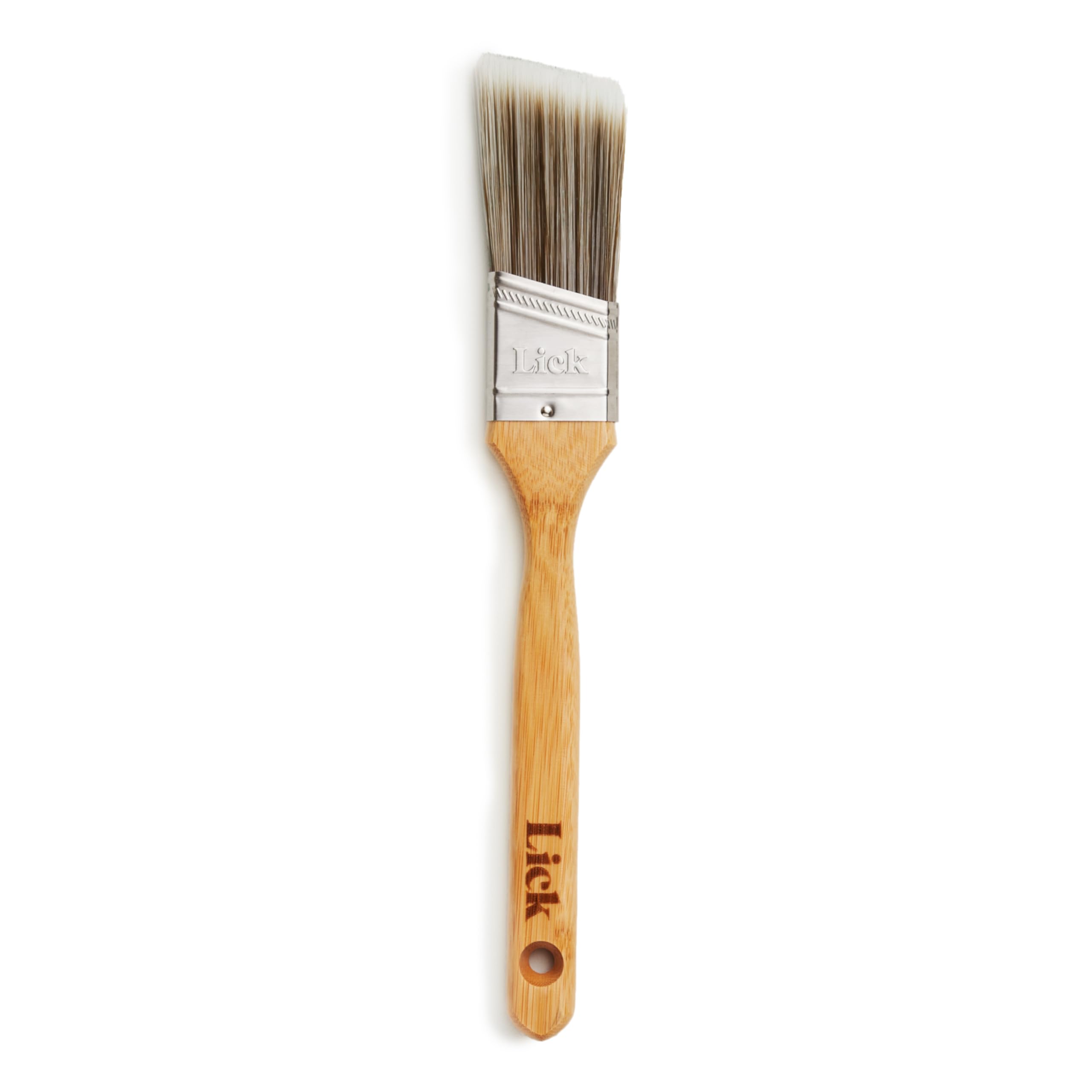 Lick Pro 1459533113 Angle Sash Eco Bamboo Handle Paint Brush - 1.5"