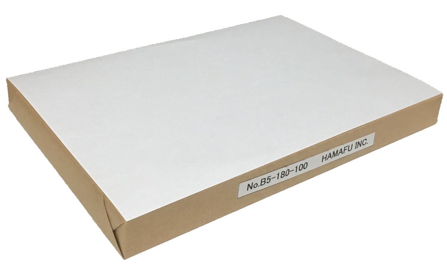Amazon | [HAMAFU] No.B5180 B5サイズ 無地用紙 フラッシュカードや