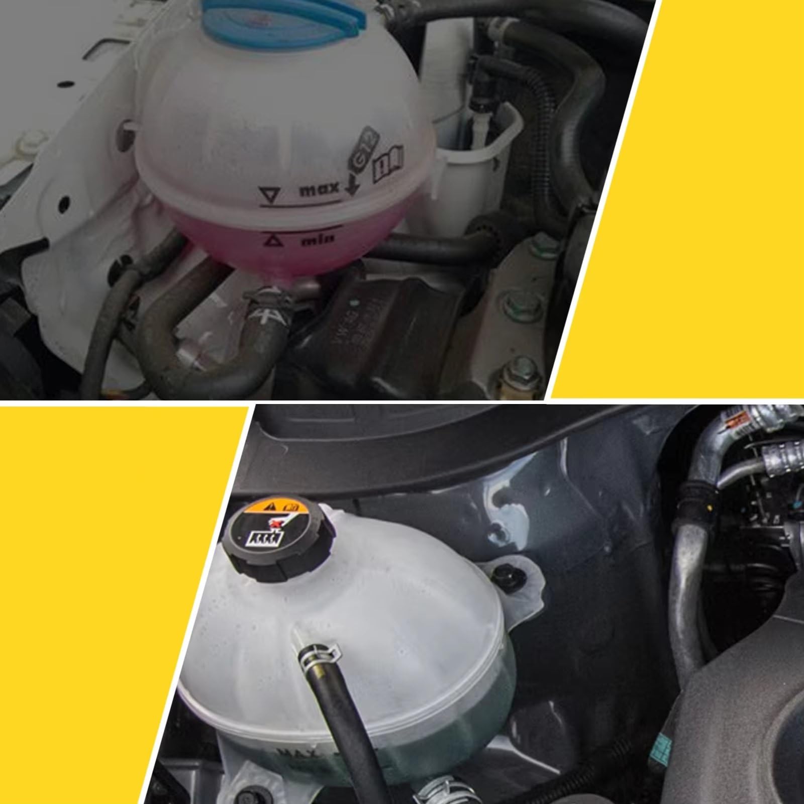 Vaschetta Espansione Compatibile Con Hyundai Per Tucson 2016 2017 2018 2019 2020 Serbatoio Del Liquido Di Raffreddamento Motore Troppo Pieno Sostituisce 25431-D3600