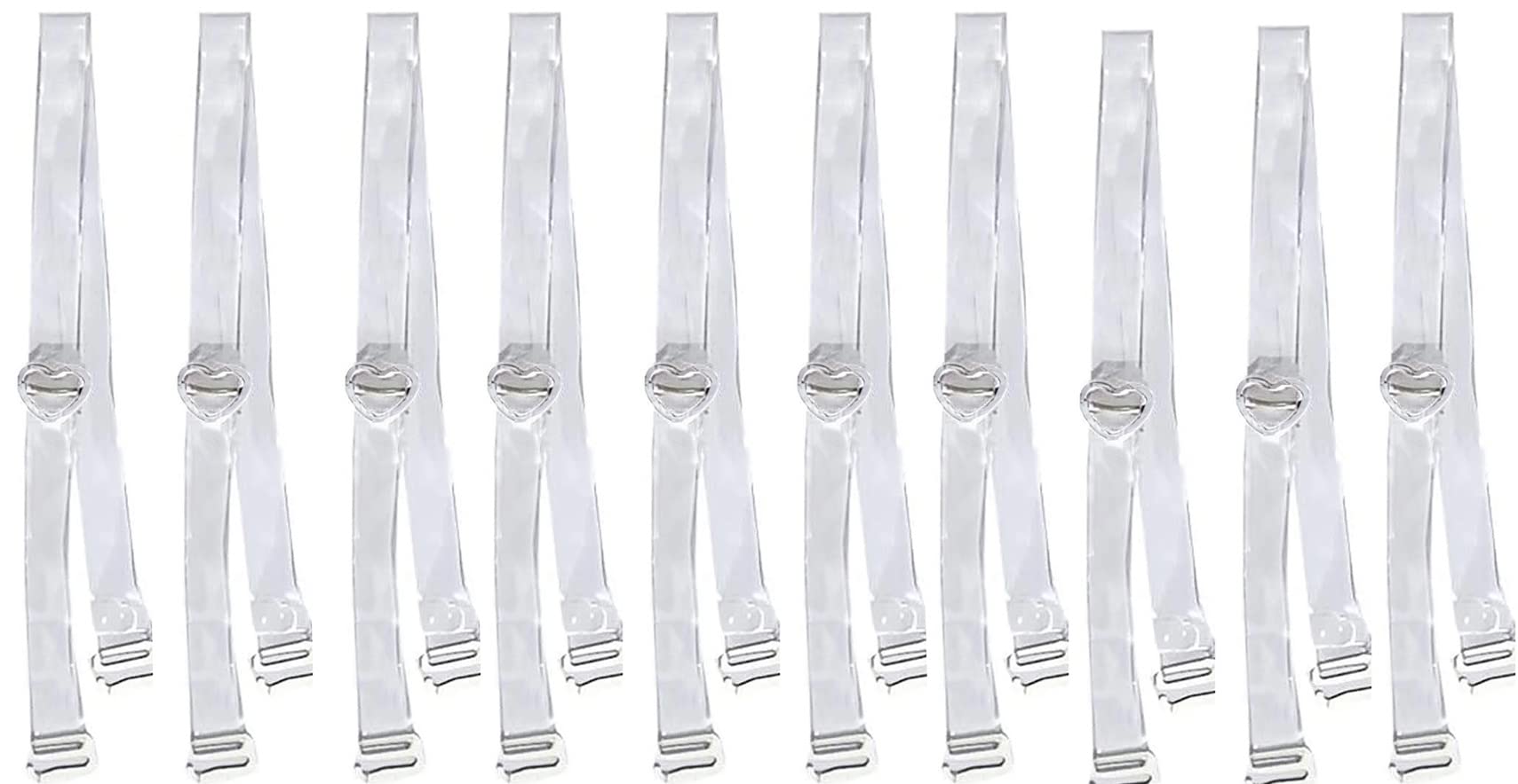 � Women's Silicone Transparent Adjustable Detachable Bra Straps comfortable wear free size (9)-image-44