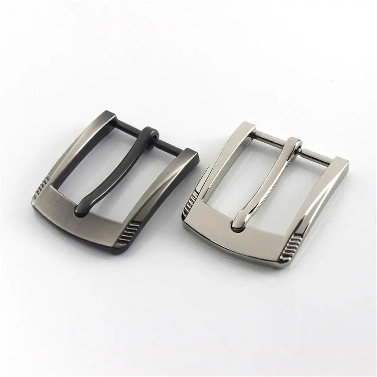 Fibbie Per Cinture 20 pezzi di fibbia for cintura in metallo da 3 cm, marrone opaco, con estremità a barra, perno singolo, in pelle, adatta for 27-29 mm Per Uomo E Donna