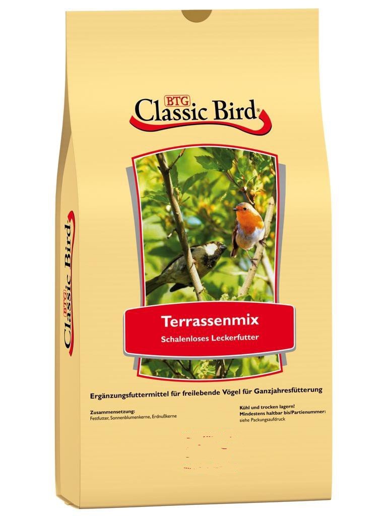 Classic Bird Terassen Mix | 4 X 2,5 kg mangime per uccelli selvatici tutto l' anno