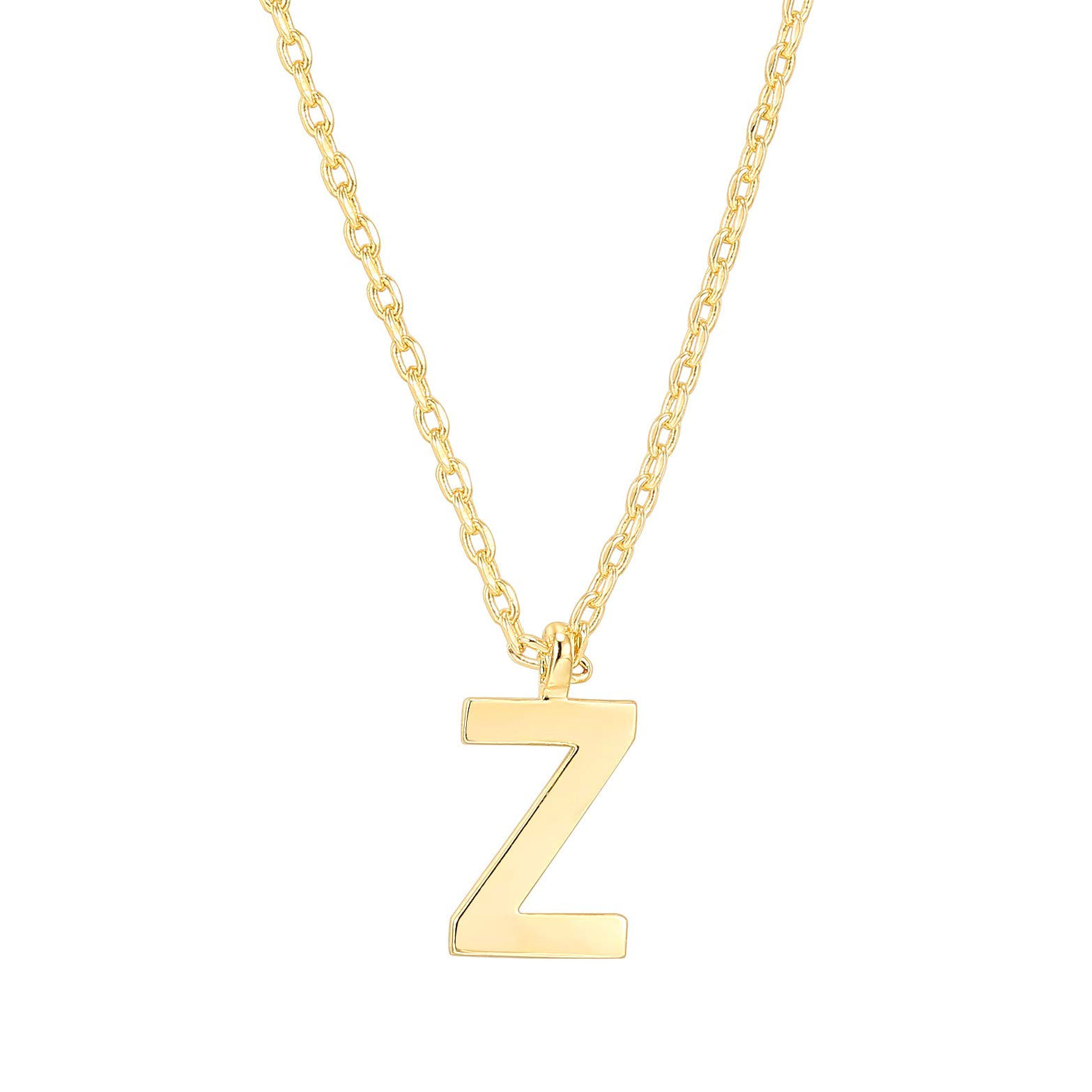 PAVOI14K Gold Plated Initial Necklace | Letter Necklaces for Women