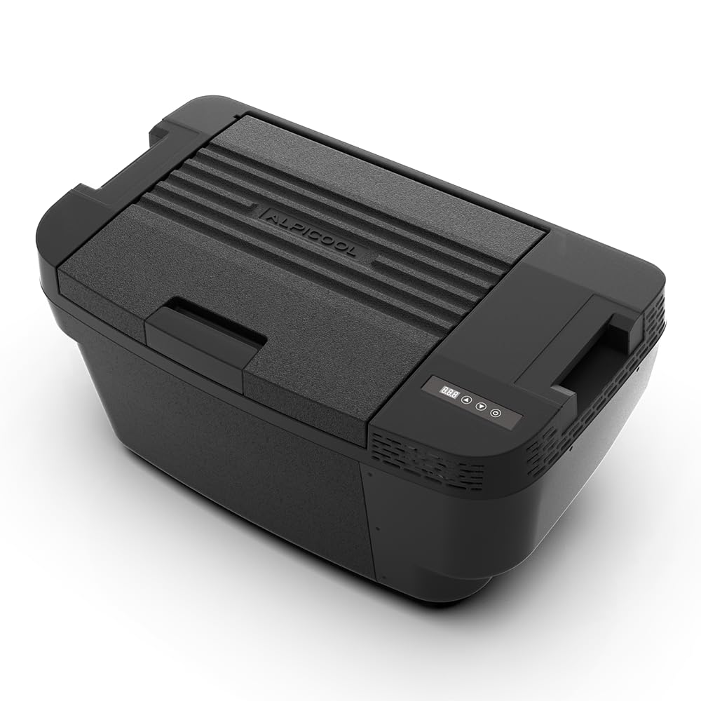 Alpicool TSL35 35 Litri Frigoriferi Portatile Elettrico Frigorifero per Auto Congelatore 12V 24V DC/AC Mini Frigo per Viaggio, Picnic, Campeggio Uso Esterno, da -20℃ a 20℃