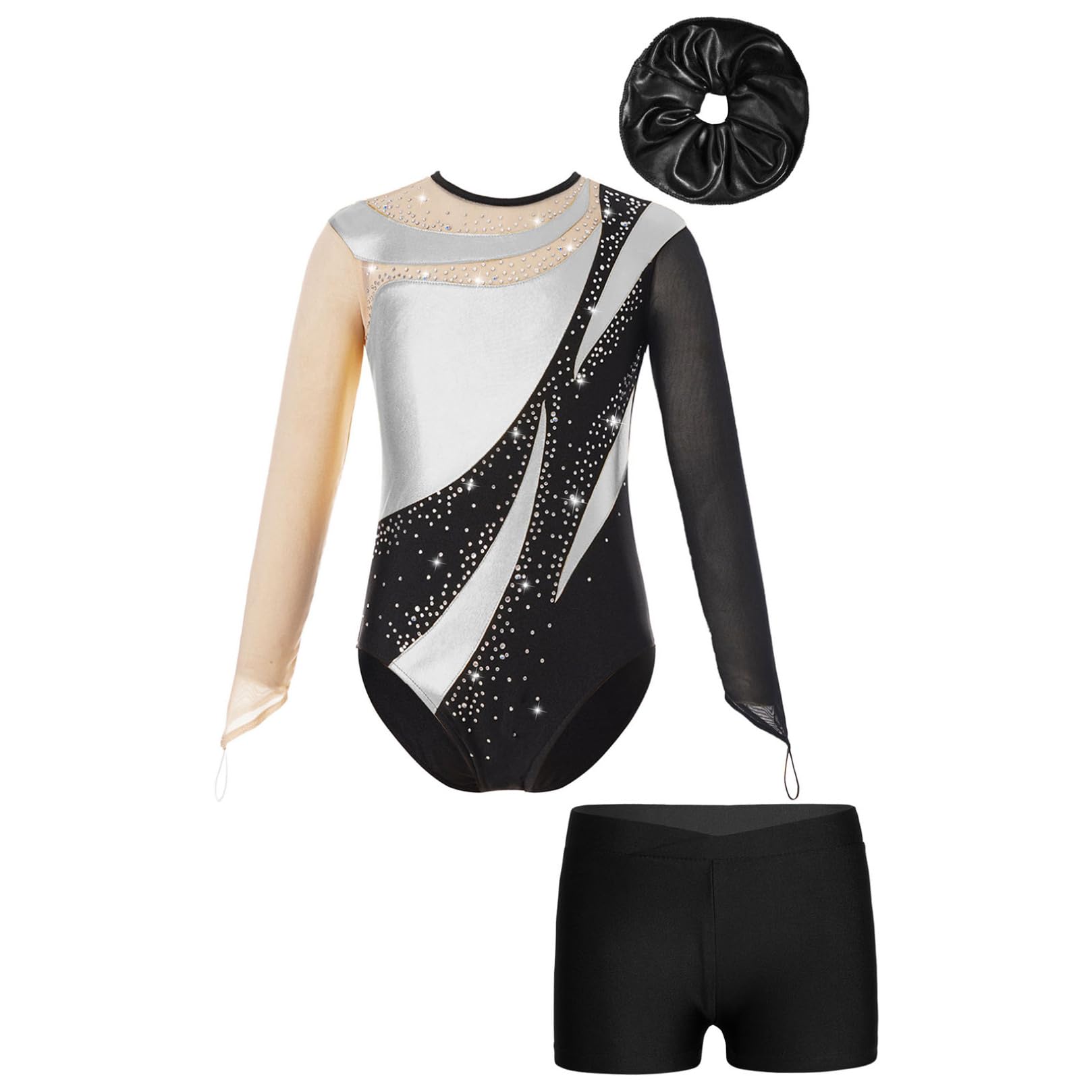 Kinberr Justaucorps de gymnastique pour filles - Tenue de gym Kinberr Justaucorps de gymnastique pour filles - Tenue de gym