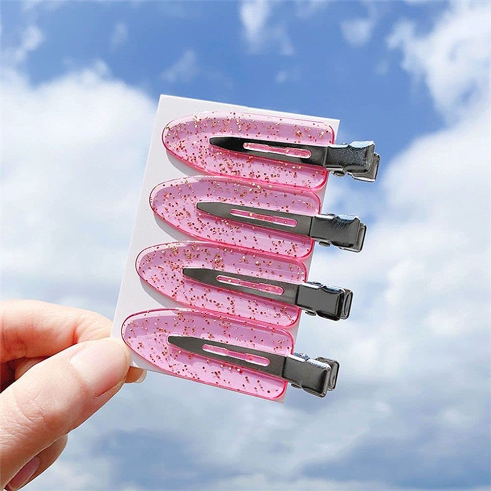 20Pcs Seamless No Bend Hair Clips,Acrylic Alloy Hairpins No Crease Barrettes for Styling Makeup & Sleeping - Image 3
