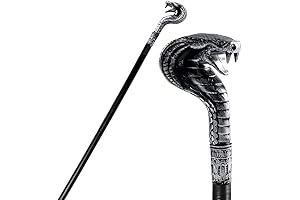 Halloween Snake Staff Walking Cane: Elegance and Enchantment for Costume Connoisseurs