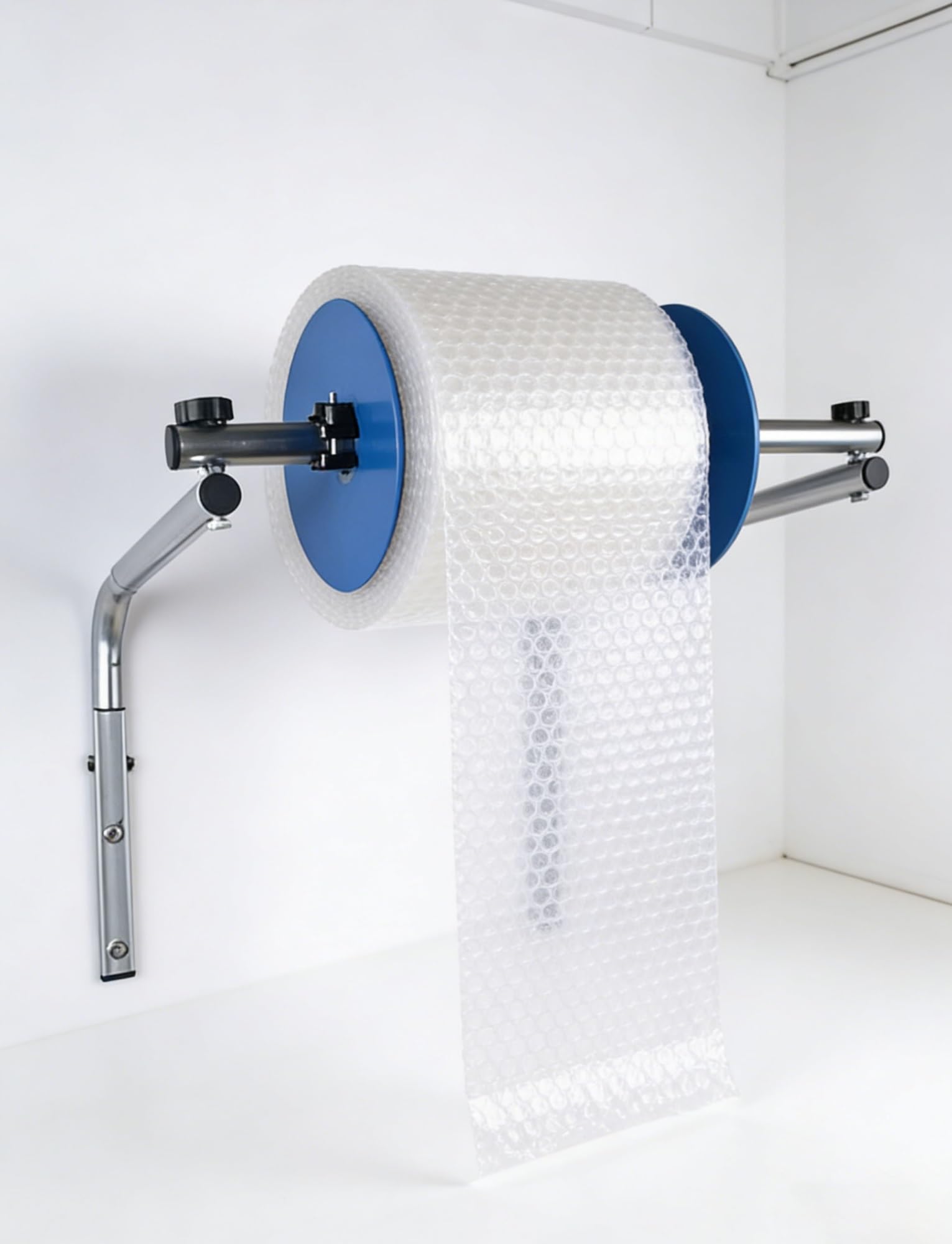 Distributeur Mural de Film à Bulles pour Applications industrielles d'emballage, de déménagement et d'expédition