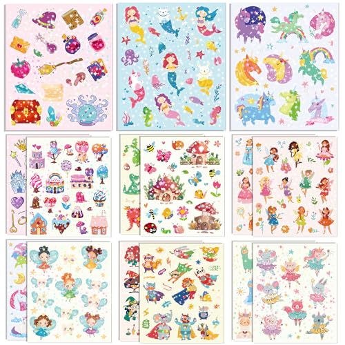 300+ Holographic Stickers for Kids, 15 Different Sheets of Fairy ...