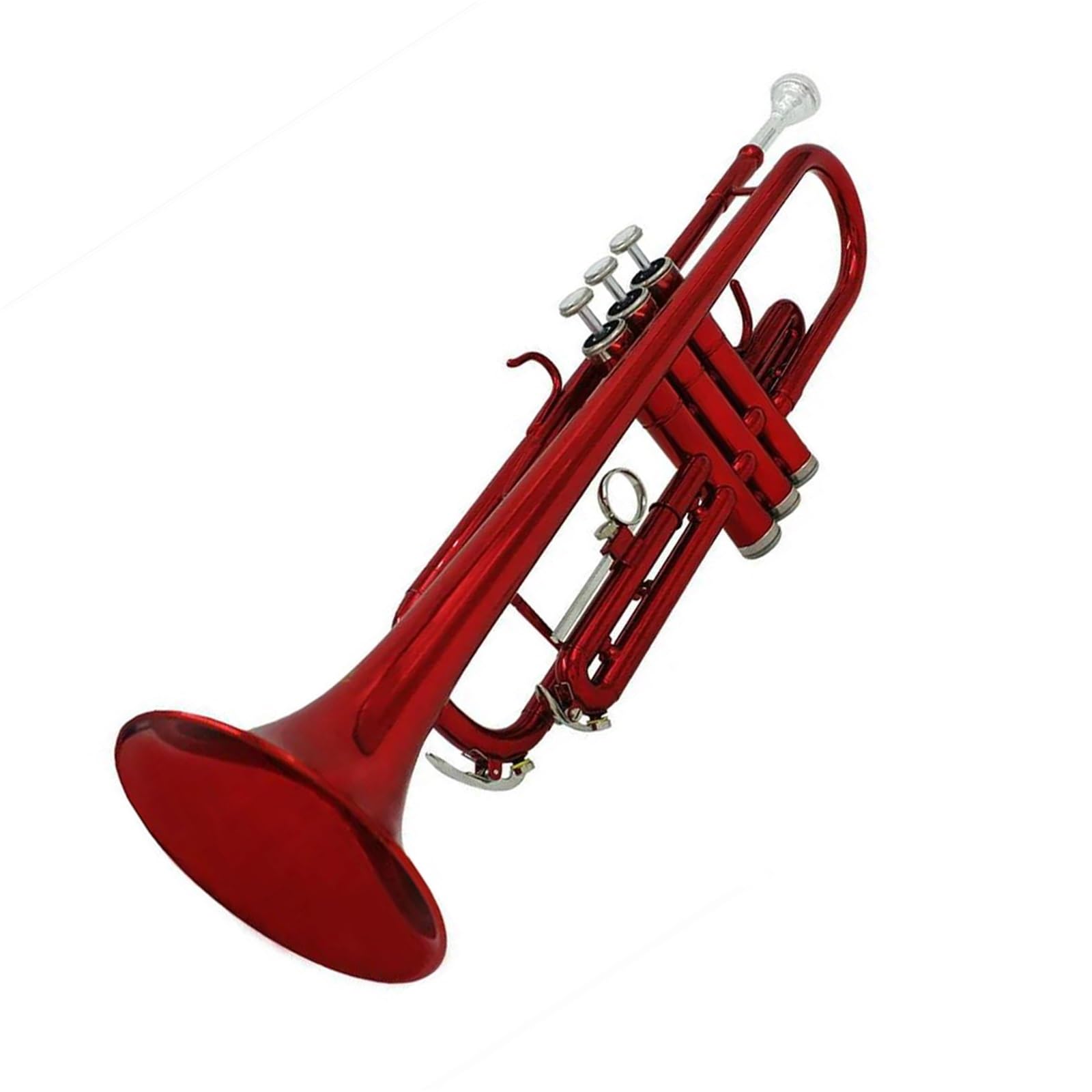 Zestaw instrumentów dętych blaszanych trąbka Czerwona Trąbka B Dur Profesjonalne Instrumenty Dęte Blaszane W Zestawie Z Futerałem I Innymi Akcesoriami