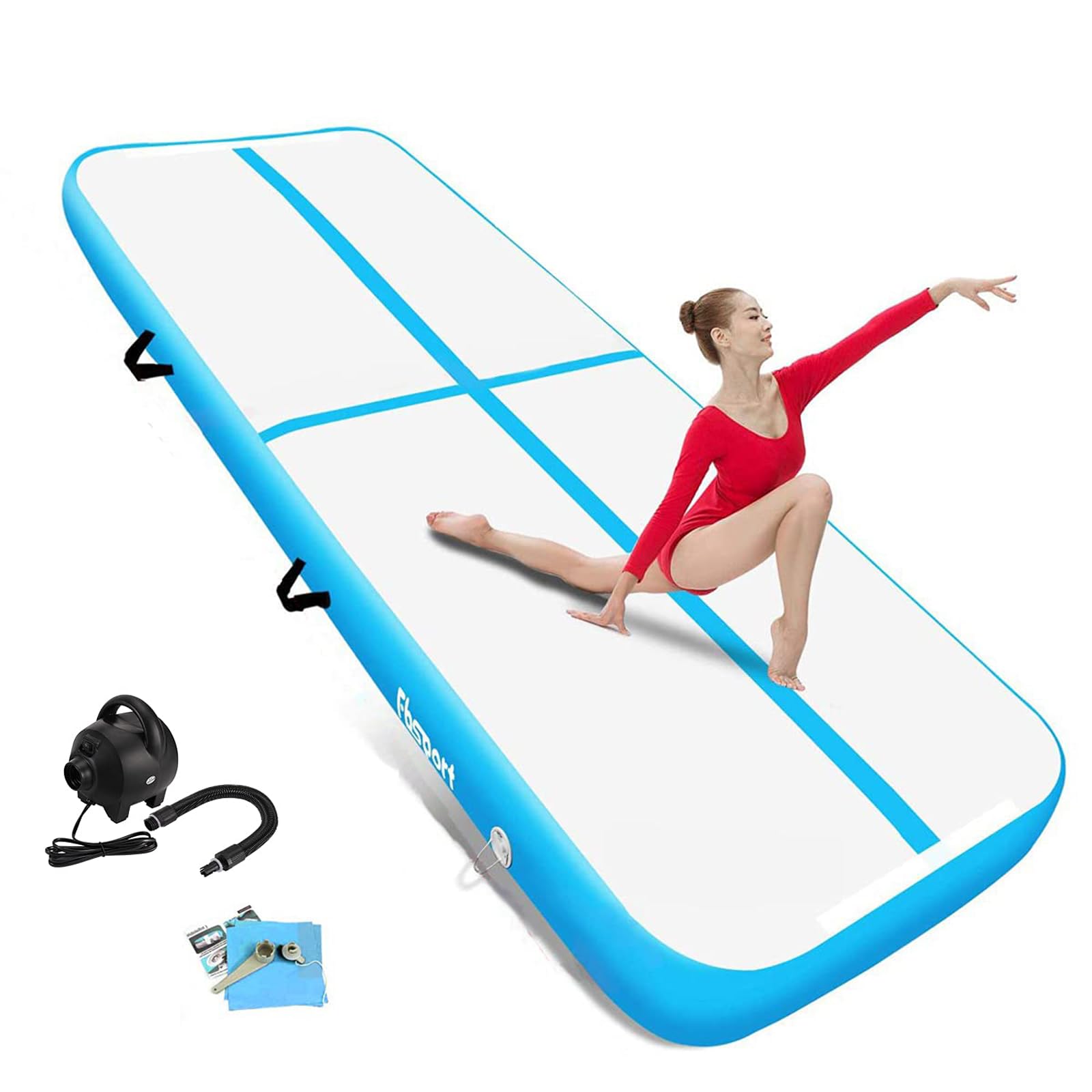 RAW Customer Returns Job Lot Pallet FBSPORT Inflatable Gymnastics Ma