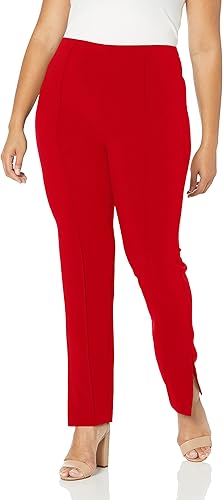 Cinq a Sept Women's Brianne Pant, Ruby Red, 2