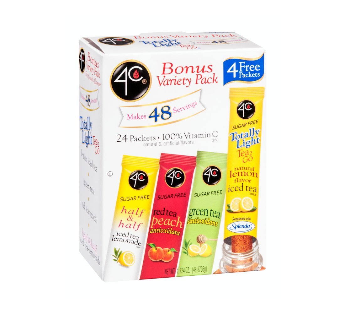 4C Totally Light 2Go Drink Mix Variety Pack - 24 Packets