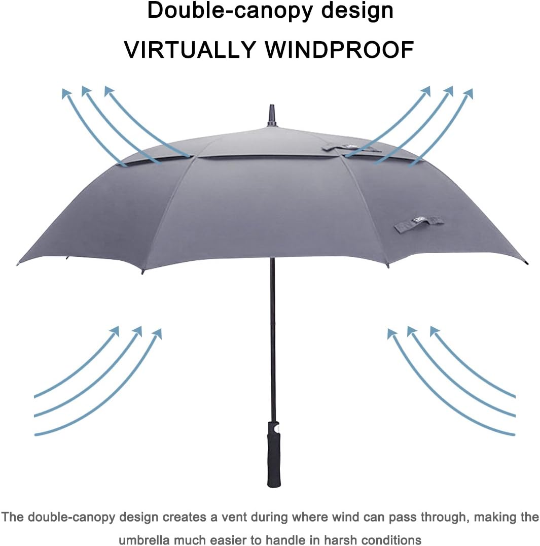 review G4Free 72 Inch Huge Large Oversize Golf Umbrella with 62 Inch Automatic Open Golf Umbrella