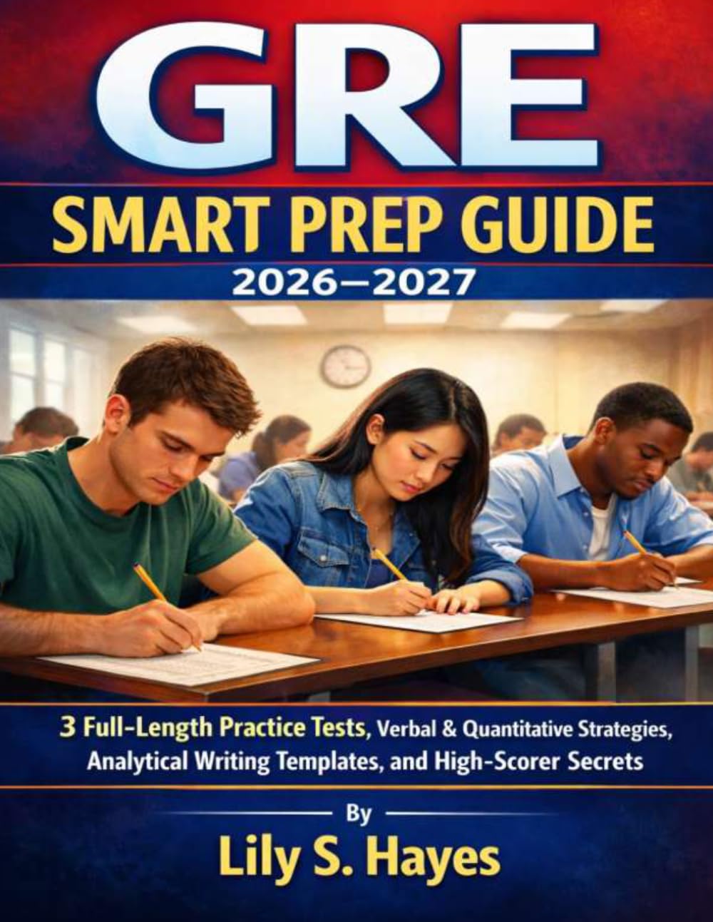 GRE SMART PREP GUIDE 2026–2027: 3 Full-Length Practice Tests, Verbal & Quantitative Strategies, Analytical Writing Templates, and High-Scorer Secrets