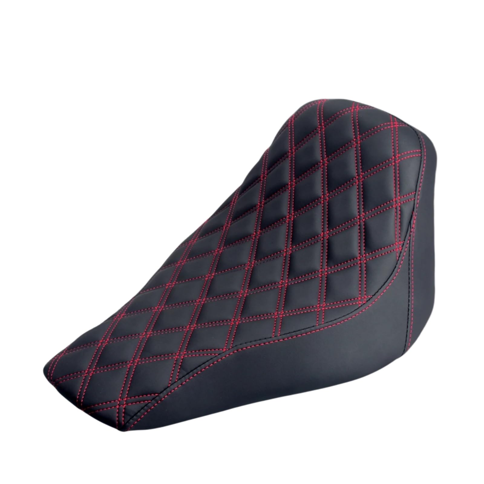 Sillín monoplaza de cuero PU con diamantes de perfil bajo para Softail Breakout FXBR 08-17 7