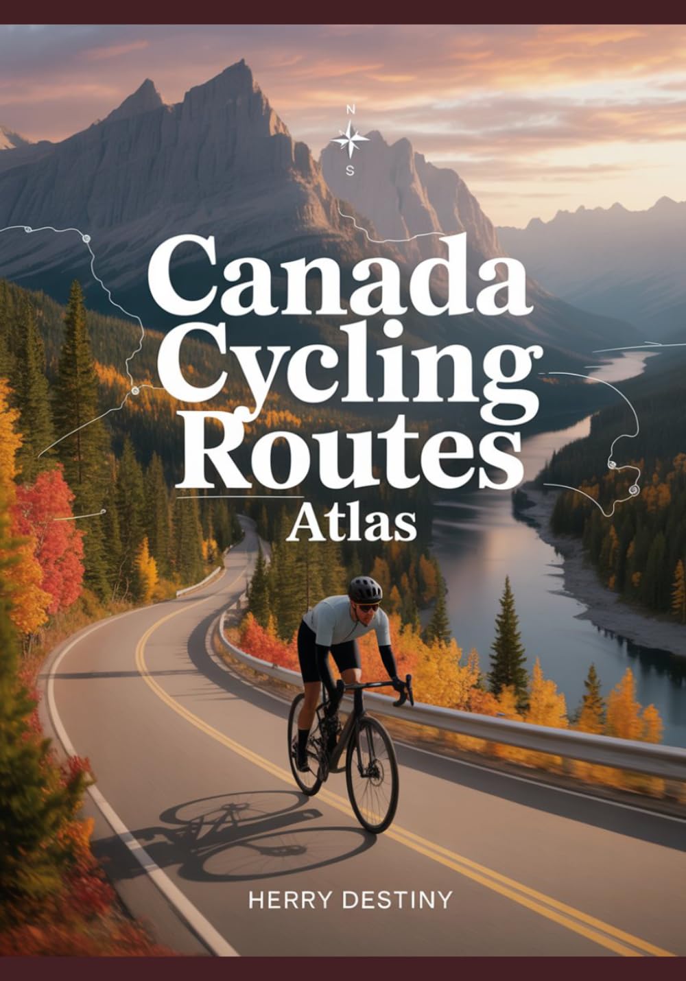Canada Cycling Routes Atlas: Touring & Gravel Routes with Maps