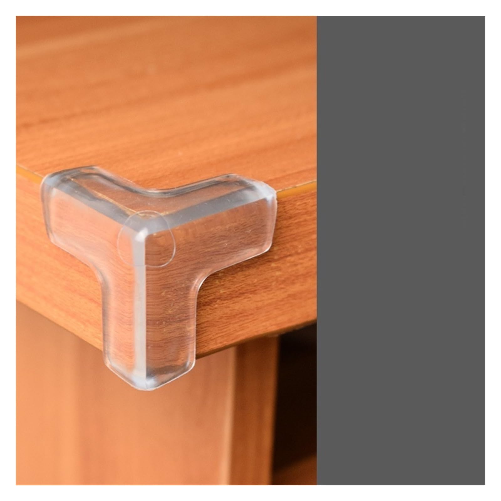 Protectores de mesa de borde de esquina, 10 unidades, protectores de seguridad de silicona para muebles, cubierta anticolisión para enchufe eléctrico