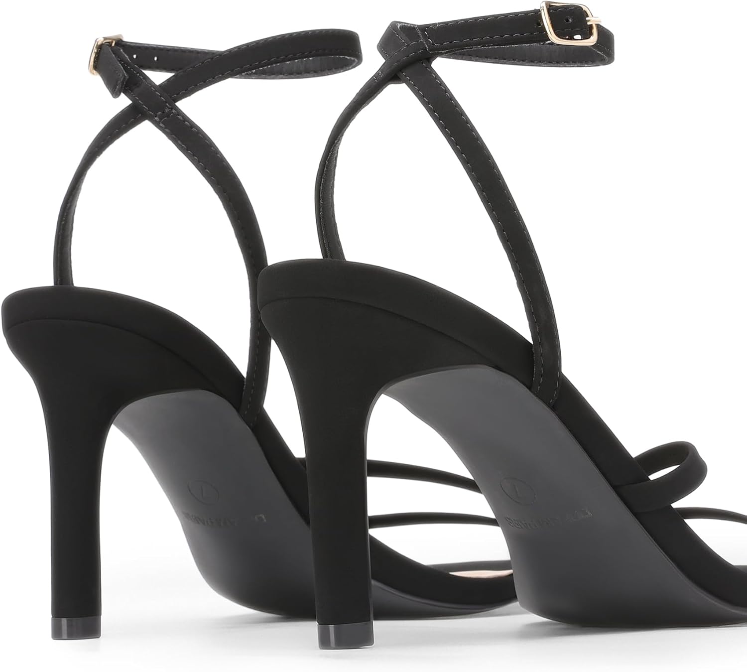 DREAM PAIRS Women’s High Stilettos Heels Open Toe Square Sandals Ankle Strap Pumps Sexy Comfort Strappy Dress Shoes Party Wedding Heeled Sandals - Image 5