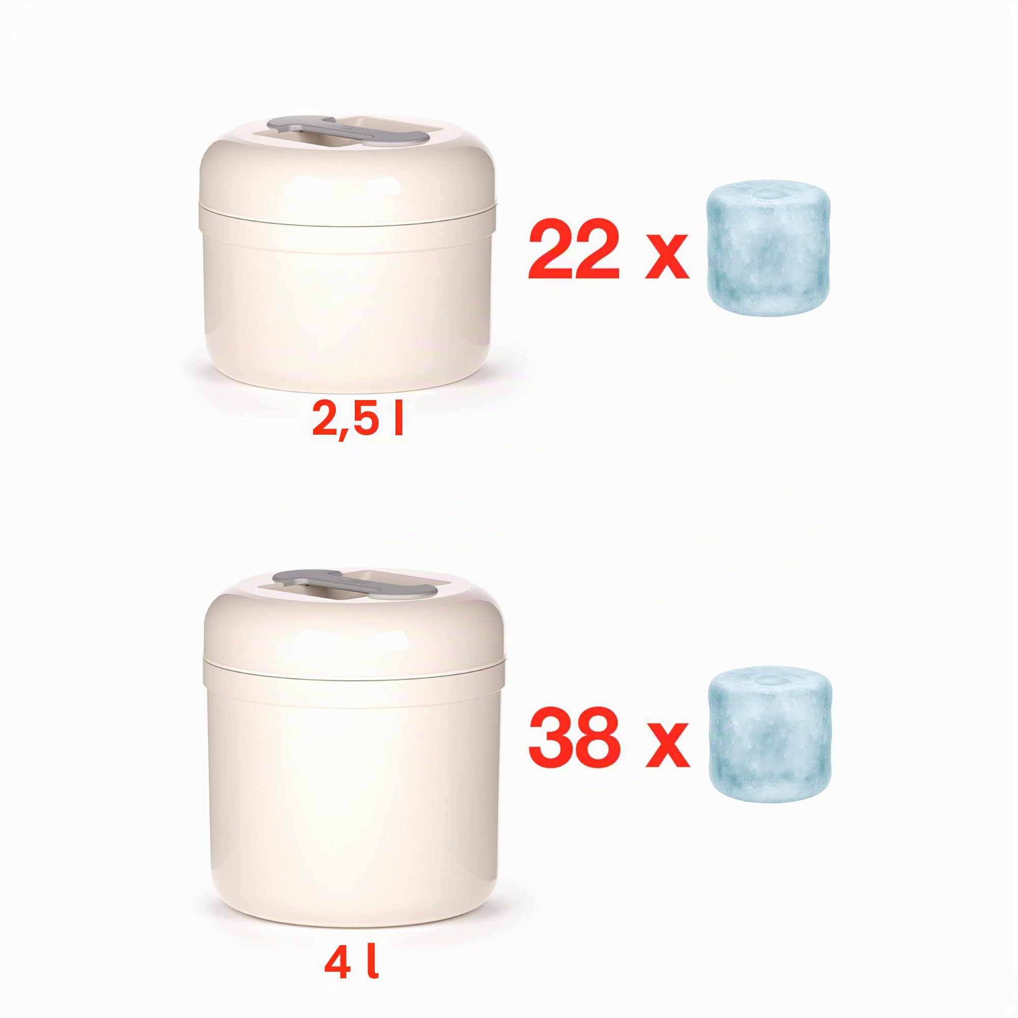 Valira - Seau A Glaçons Isotherme 4 L Fabriqué en Espagne