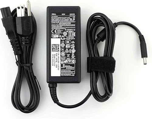 Dell Inspiron 65W Laptop Charger with Power Cord