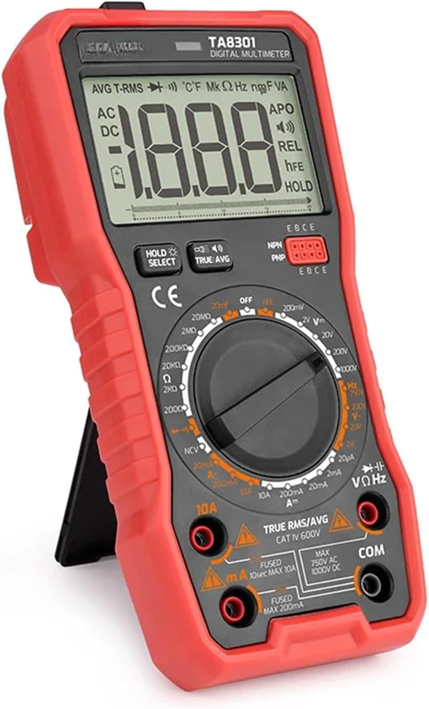 Multimeter High-Precision Universal Meter Digital Display Home Automatic Multi-Function Electrician Universal Meter(TA8301)