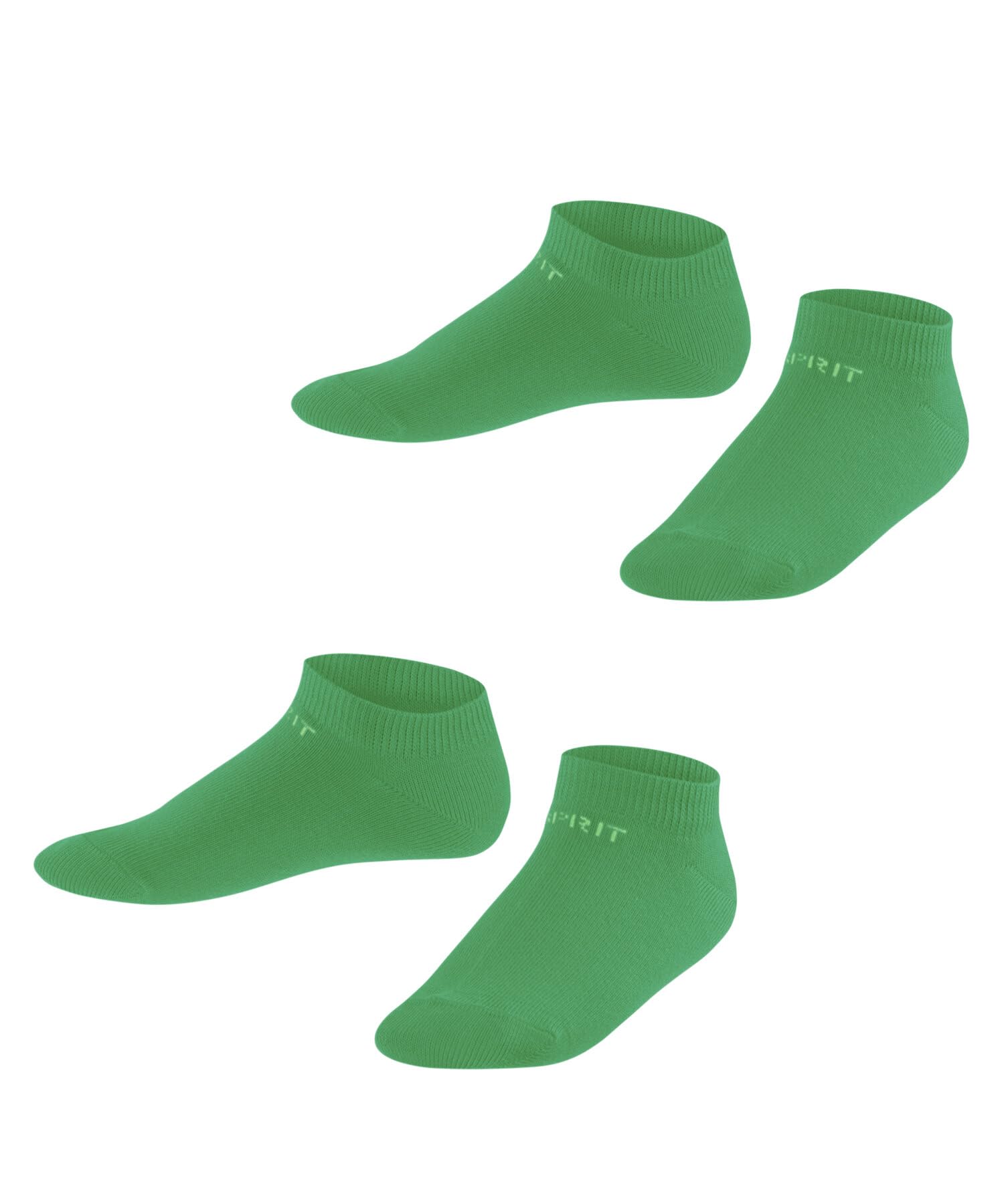 Esprit ESPRIT unisex niños Foot Logo 2-Pack calcetines cortos transpirable sostenible ecológico algodón corto hasta el tobillo talón puntera reforzados costura plana en la zona multipack 2 pares