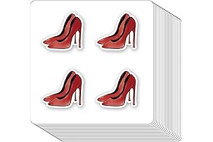 Red High Heels Stickers 1in