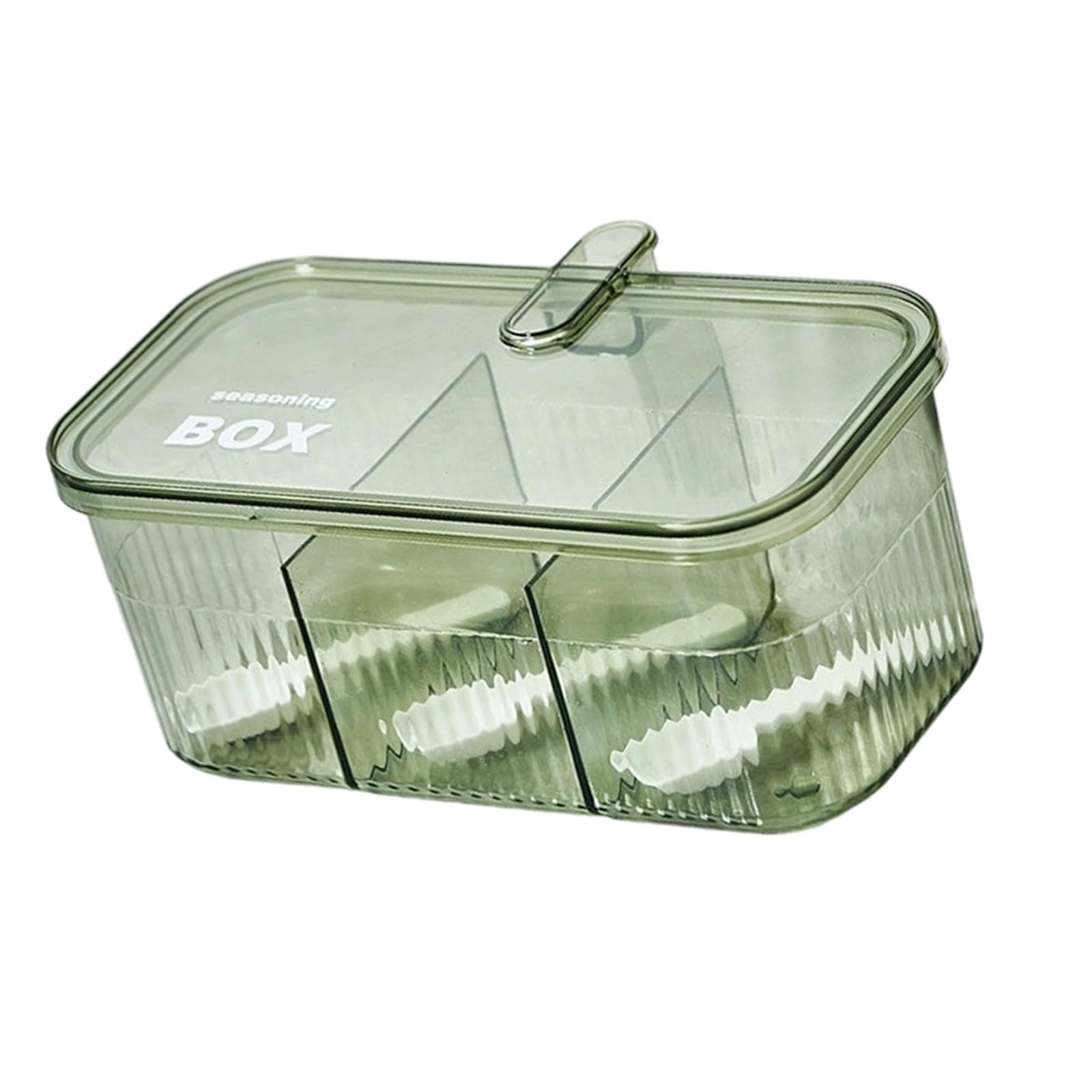 MIDOKSTUA Sturdy Kitchen Seasoning Organizers Featuring Big Space and Proof Designs Plant and Seasoning Jar