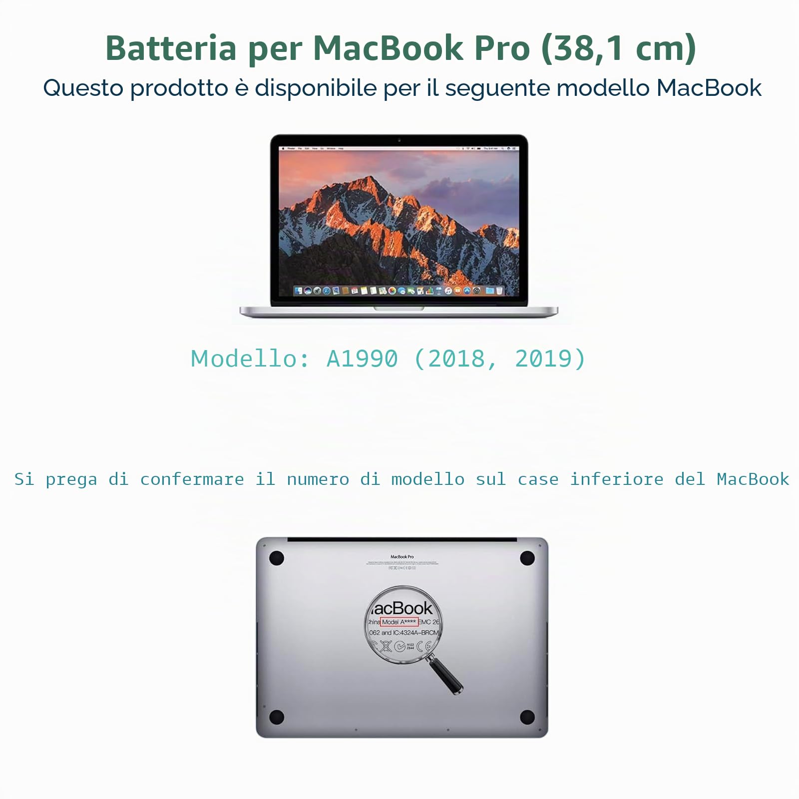 A1953 Battery A1990 MacBook pro Battery Replacement for MacBook Pro 15 inch A1990 (Mid 2018 2019) EMC 3215 3359 MV902LL/A MV912LL/A MV922LL/A MV932LL/A MV942LL/A MV952LL/A MV962LL/A 84.32LL/A
