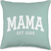 Vista 4 de Mama Est 2029 Custom Mom Personalized Mothers Day Customized Throw Pillow