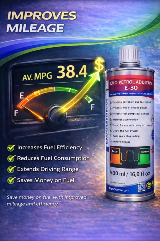 Image of Petrol Additive E30 Ethanol Protection | High Performance Fuel Additive for Petrol Engines | Helps Protect Fuel System from Ethanol Effects | Automotive Maintenance Product 500ml