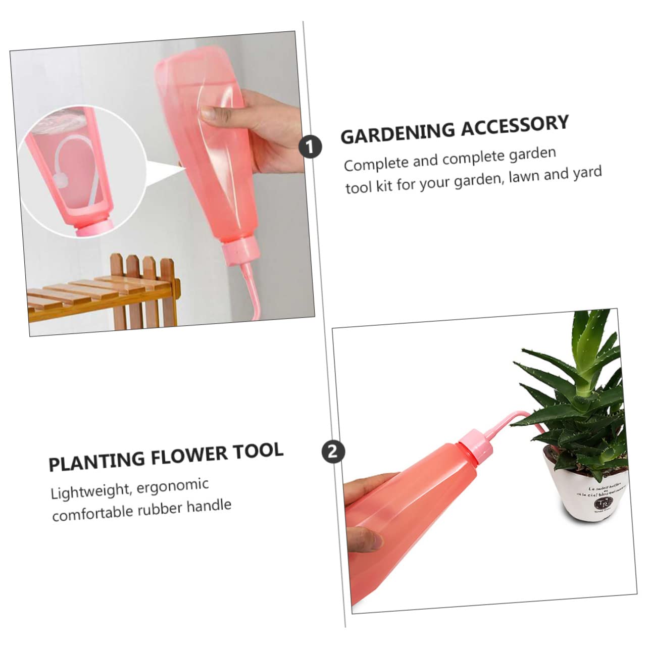 Mipcase Herramientas para Plantar Suculentas Kit de Herramientas Manuales para Jardín para Trasplantar Plantas Accesorio de Jardinería para Uso Macetas Color Aleatorio