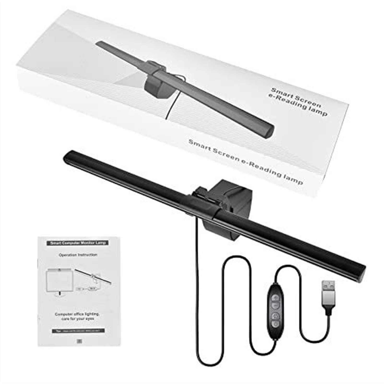 Lampe pour ordinateur portable 26 cm USB avec éclairage asymétrique pour écran tactile - 5