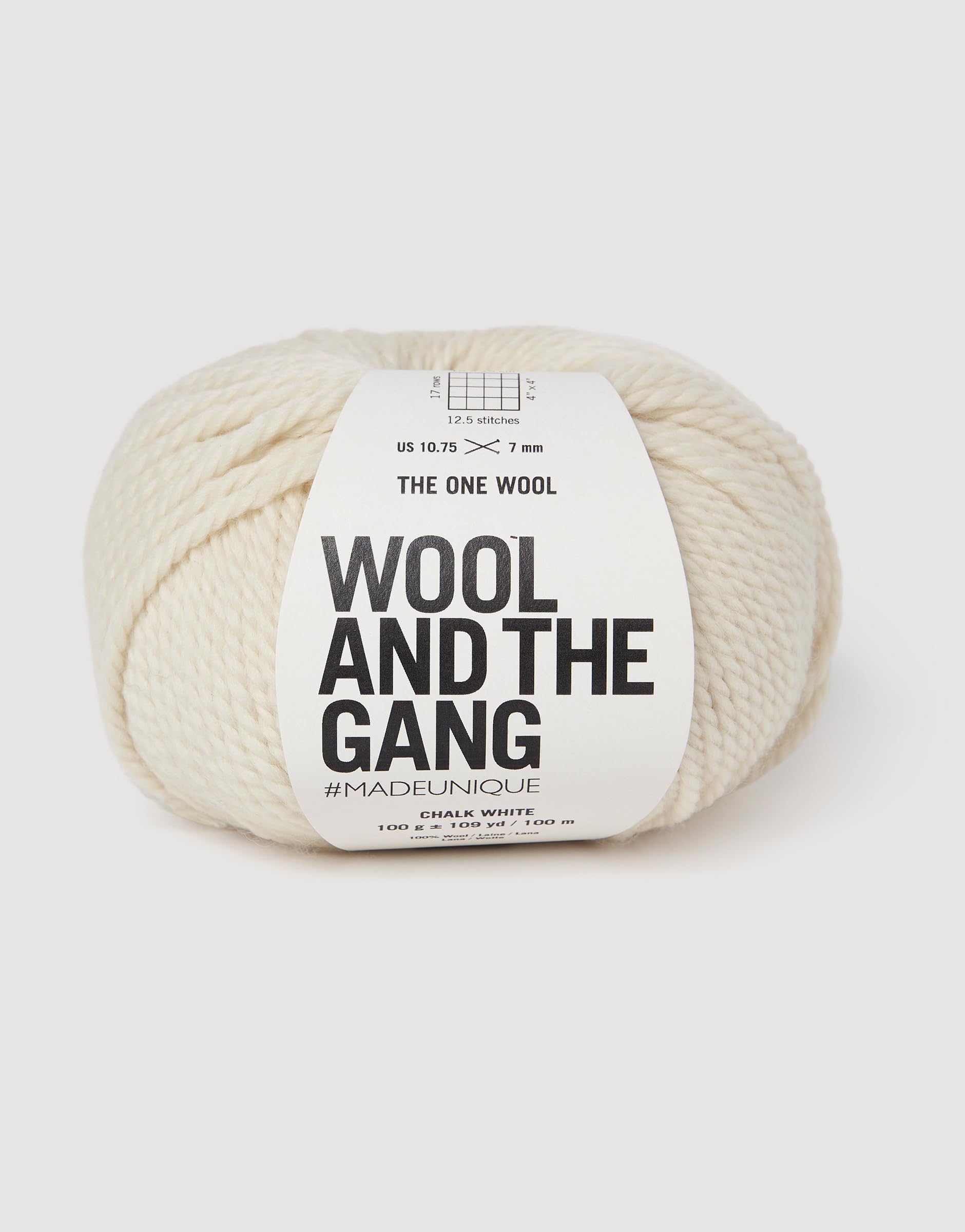 Wool And The Gang Chalk White The One Wool Chunky Yarn