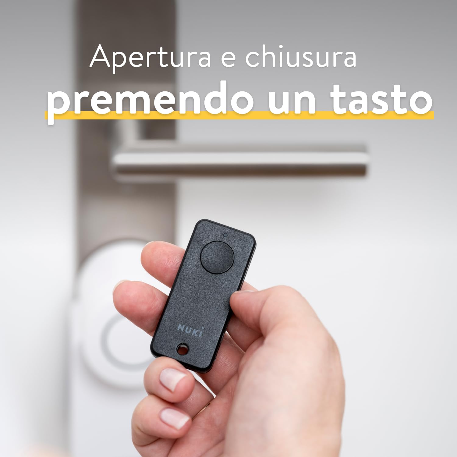 Nuki Smart Home portachiavi Bluetooth, apriporta serratura smart elettronica