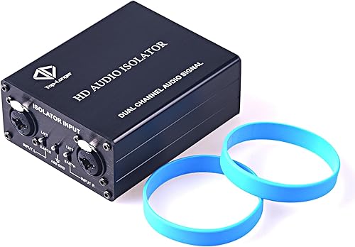 Miniatura 6 de Transformador de eliminación XRL/6.35/TRS / 1/4 TS Aislamiento de audio Detener el zumbido o zumbido no deseado de los sistemas de sonido y PA Negro