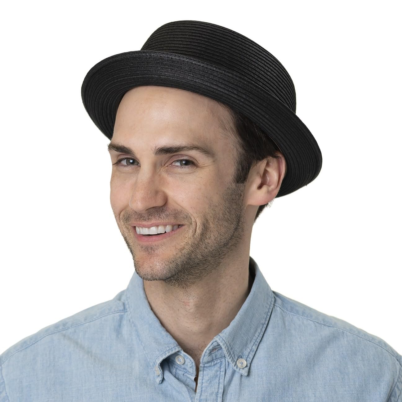 Stetson Chapeau Robstown Toyo Pork Pie Femme/Homme - D'Ete de Soleil en Paille Ete Printemps-ete