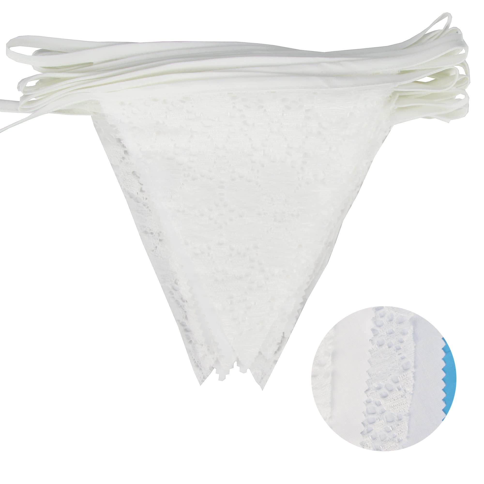 G2PLUS 12M Bandierine Ghirlanda con Bandiere in Cottone