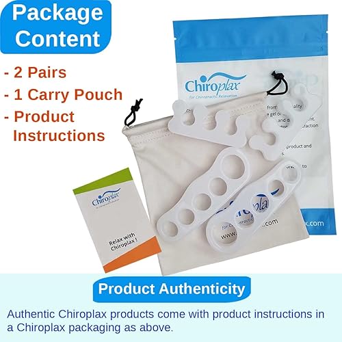 Miniatura 9 de Chiroplax Separadores de dedos de los pies, esparcidor de gel de silicona para juanetes y juanetes, martillo de alivio de martillo superpuesto y