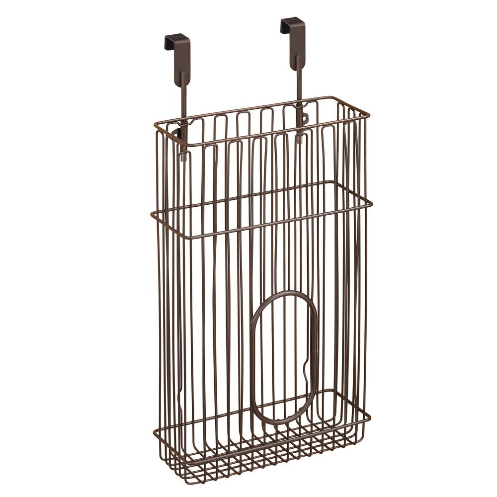 Idesign Classico Over The Cabinet Plastic Grocery Bag Holder