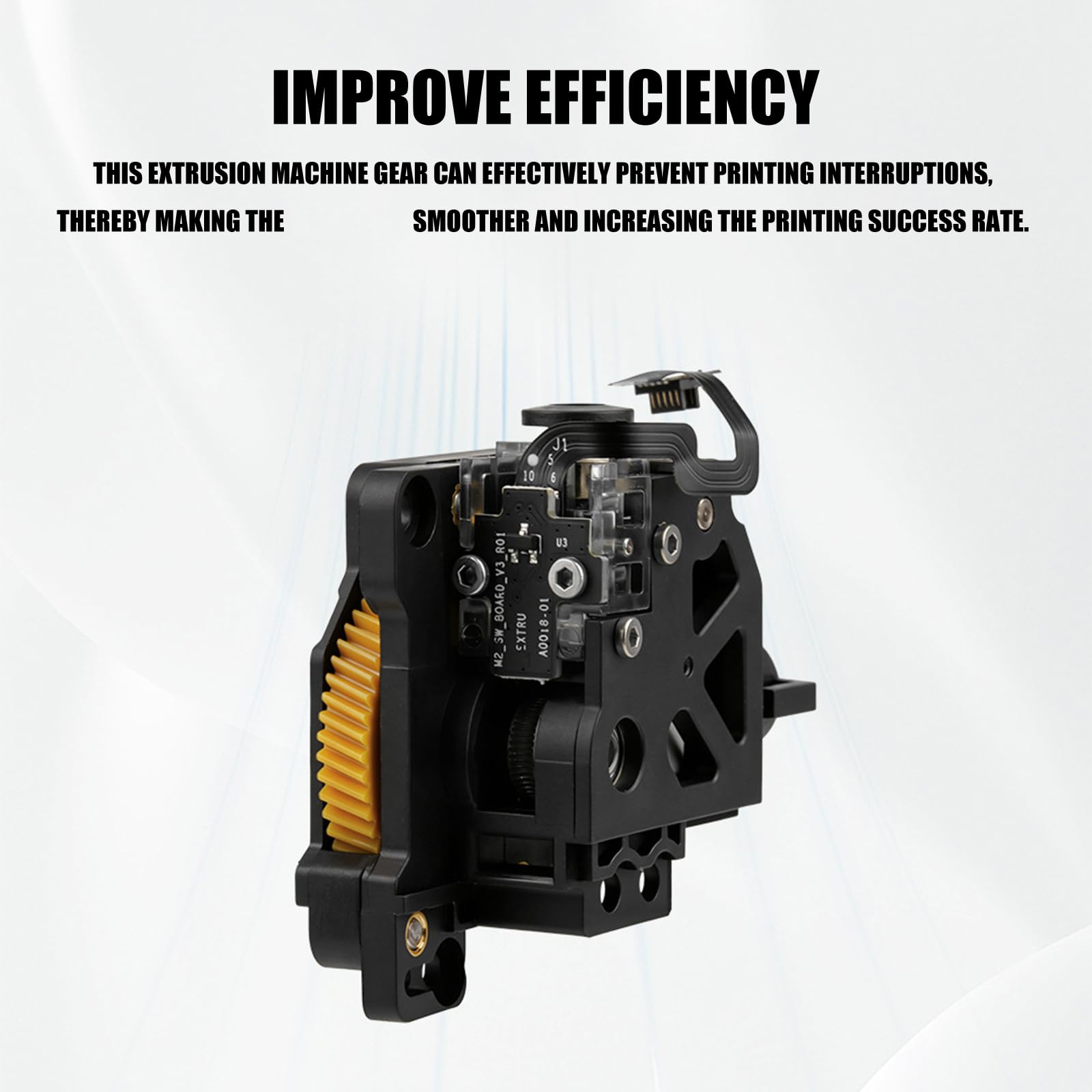 Aggiornato Basso Rumore Modulo Estrusore In Acciaio Temprato Gestione del Calore per P1S P1P X1C Stampante 3D Accessori Assemblaggio