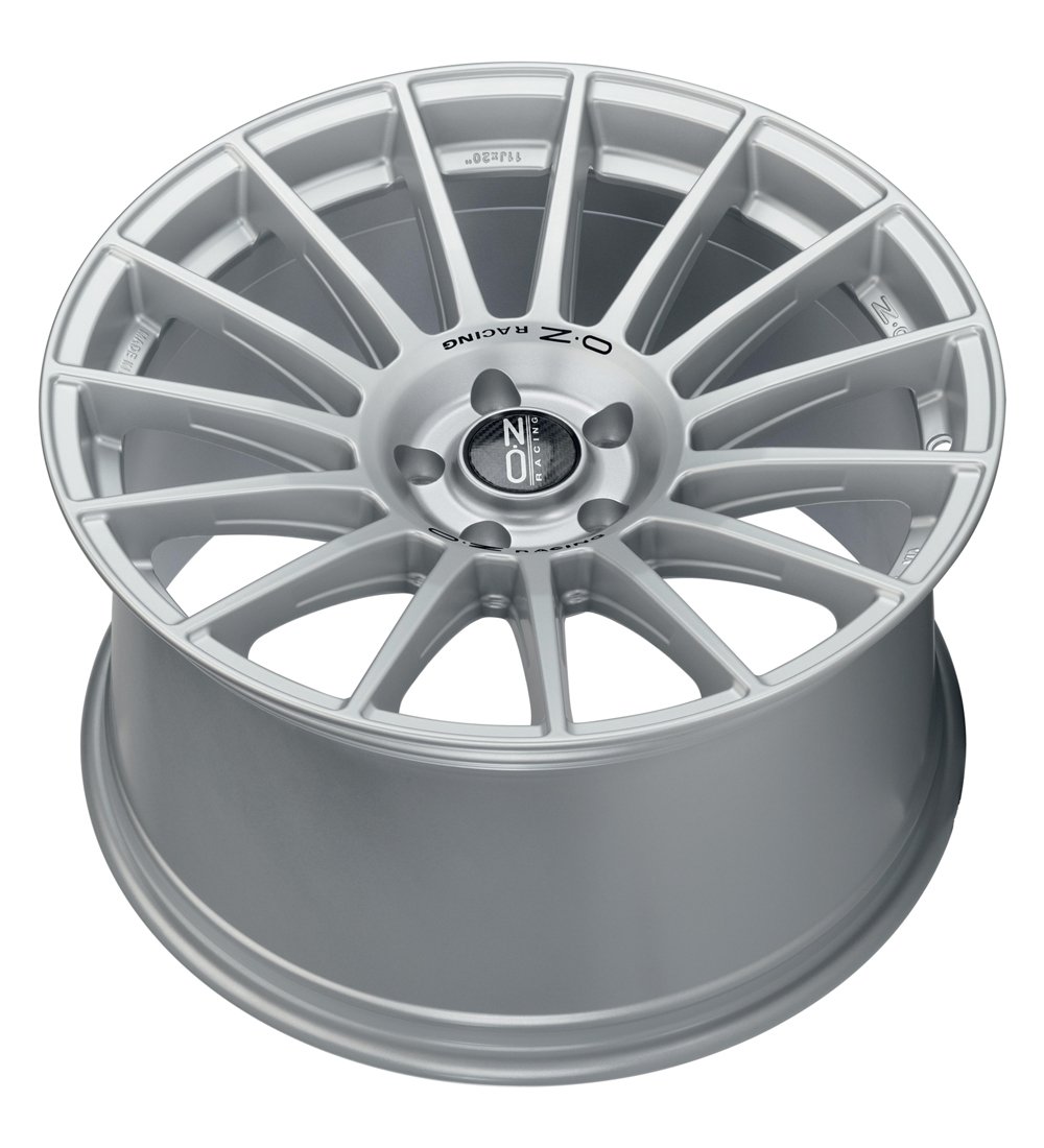 oz Superturismo Dakar argento opaco nero Lettering 8.5 x 20 ET30 5 x 112 foro mozzo 79 cerchi in lega