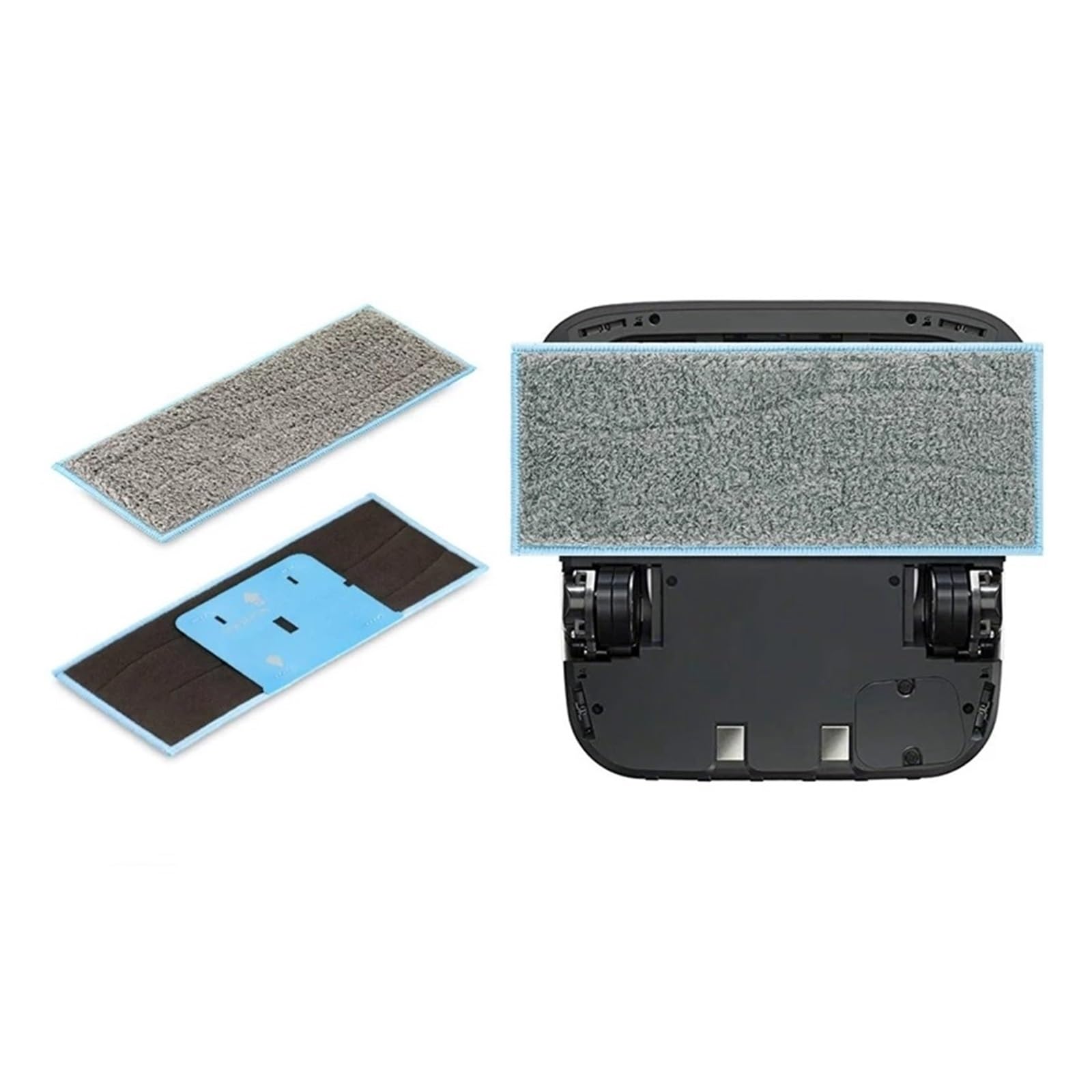 LIUCH Zmywalne nakładki do mopa na mokro do odkurzacza robota M6 ściereczki do mopa szmaty podkładki akcesoria zamienne części(10pcs)